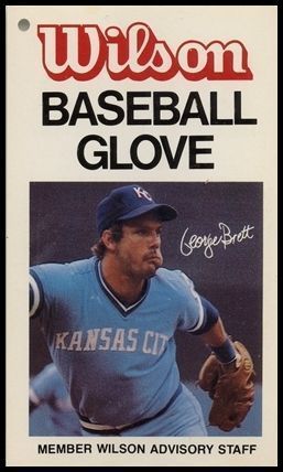 82WG 1982 Wilson Glove Brett Fielding